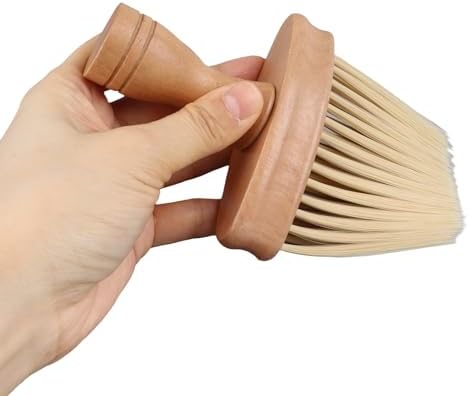 Instrument Dusting Brush, Double Sided Wooden Cleaner Soft for Keyboards Pianos Synthesizers