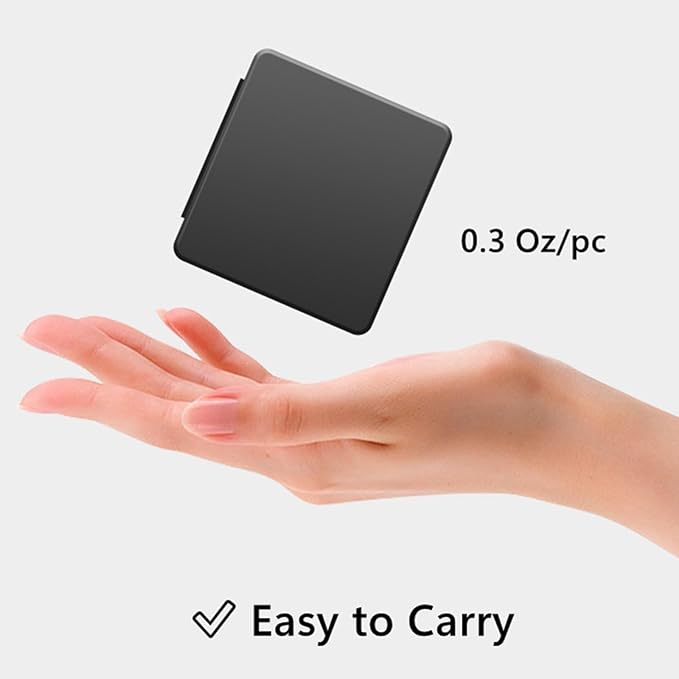 Pack of 4 Plastic Protective Storage Case Boxes Compatible with Battery of Gopro Hero 8/9/10/11/12/13 Black Cameras, Multifunctional Battery Case Organizer with Memory Card Slot