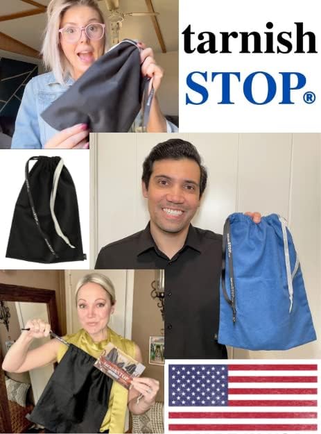 TarnishSTOP | USA Made | Gigantic 28"x14" Polishing Cloth | 100% Cotton, Eco-Friendly, Unscented | for Silver, Gold, Platinum, Coins & Jewelry