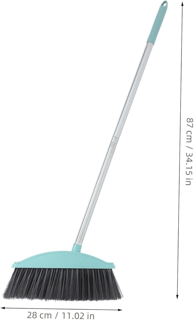 Heavy Duty Floor Cleaning Broom for Use Patio Sweeper with Handle for Efficient Cleaning for Household Pet Hair Removal