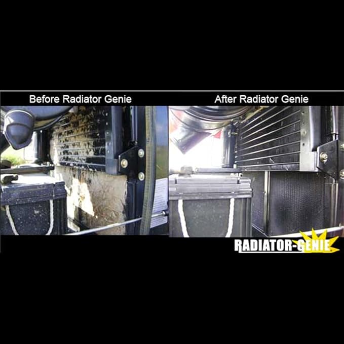 Radiator Genie - Water & Air Cleaning Wands for High Efficiency Cooling Systems and Radiators - Blow Out/Wash Out Kit