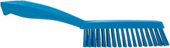 Vikan 41953 Brush,Narrow Hand,Stiff,11" x .75",PP/PBT,Blue