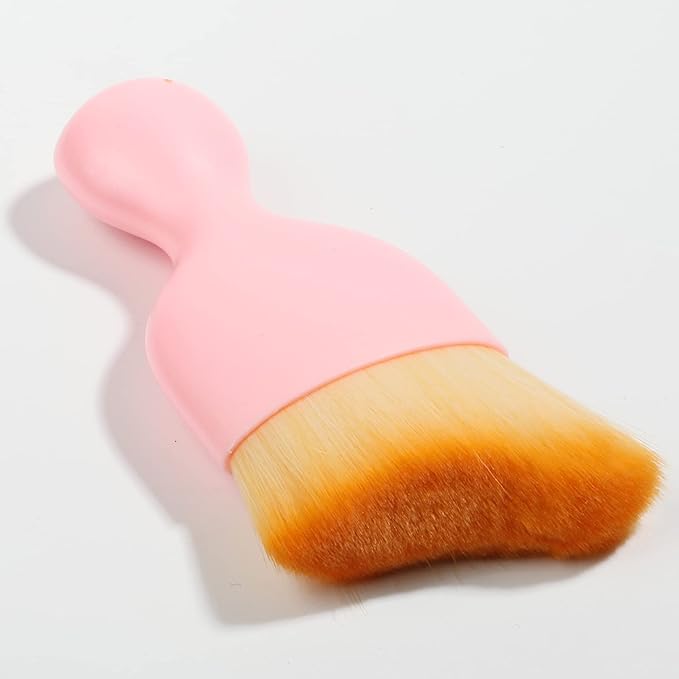 Car Interior Detailing Brush,Soft Bristle Cleaning Brush Car Detailing Brush Dusting Brush,Car Interior Cleaning Tool,Auto Detail Brush Car Dash Duster Brush (Pink with Cap)