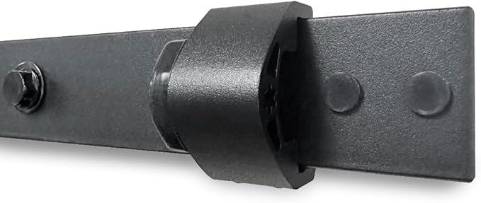 Homacer Sliding Barn Door Hardware Black Carbon Steel Door Stopper