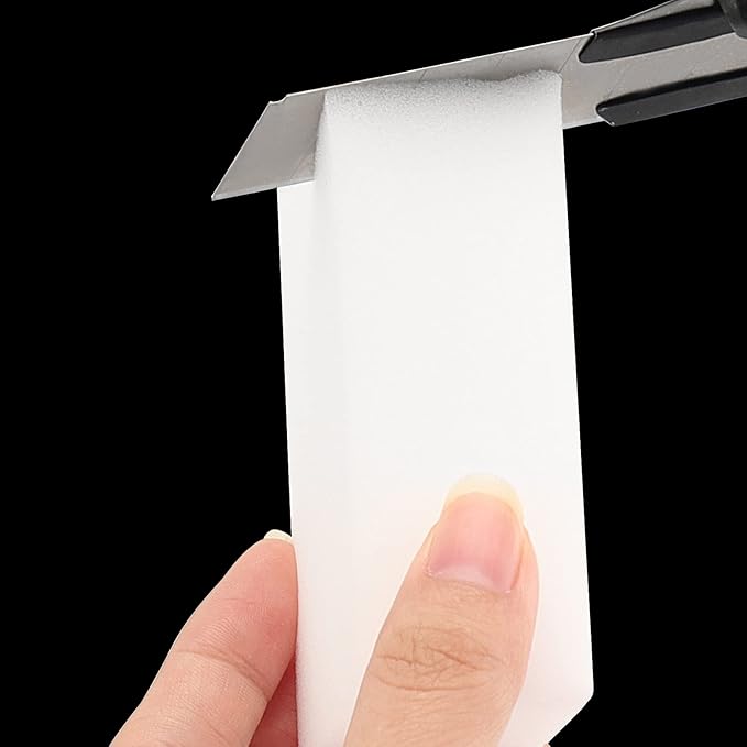 MANCHAP 100 Pack White Melamine Foam Sponge Cleaning Pads, Lightweight Non-Scratch Scrub Sponge Scrubber Foam Dish Sponges Eraser for Wall, Furniture, Kitchen, Car, 3.9 x 2.4 x 0.8 Inch