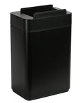 ELPHECO Bathroom Trash Can with Lid 2.6 Gallon Smart Trash Can Slim Motion Sensor Garbage Can Automatic Stainless Steel Wastebasket Bathroom Decor for Bedroom Office Toilet Black