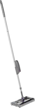 Swivel Sweeper - Cordless Electric Floor and Carpet Sweeper with Rotating Brush for Efficient Cleaning, Quad Brush Technology- Purple