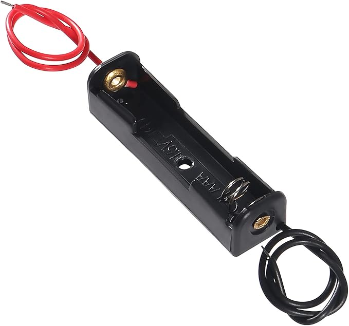 DIANN 20pcs AAA Battery Holder Single 1x 1.5V AAA Battery Holder AAA Battery Holder with Wires
