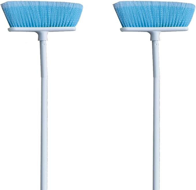 Soft Sweep Broom The Original Soft Sweep Magnetic Action Broom - 2 Blue Brooms