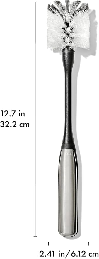 OXO Steel Bottle Brush with Replaceable Head, 2 Pack