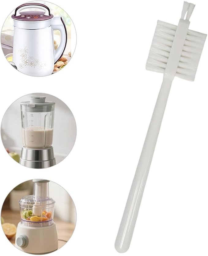 ZYAMY 10PCS Juicer Cleaning Brushes 17.5cm/6.9in Long Double Sided Brushes for Bottles Glassware Multi Purpose for Cleaning Appliances Tile Grout Window Tracks and Sinks