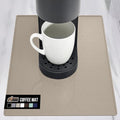 GORILLA GRIP Silicone Coffee Mat, Espresso Machine Bar Accessories, Keep Kitchen Counters Clean, Stays in Place, Waterproof and Heat Resistant Dish Drying Mats, Home Decor Essentials, 10x14, Almond