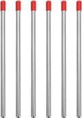 Unomor 6Pcs Stainless Steel Dishwasher Insert Draining Sticks Bottle Holder Rods for Dishwasher Accessories Fits Standard Bottle Racks Space-Saving Design for Wine Glasses Soda