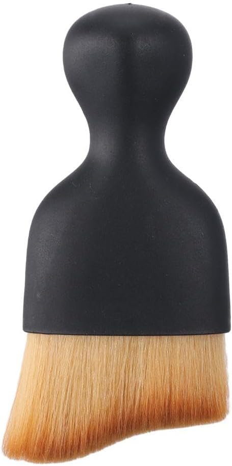BYOBYO Yellow 2Pcs Car Bristle Cleaning Brush,Car Detailing Brush,Car Interior Cleaning Tool,Car Dashboard Detail Dusting Brush for Car,Home,Computer