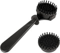 watchget Espresso Coffee Machine Cleaning Brush Grouphead Brush with 1 More Detachable Nylon Bristles Espresso Cleaning Bristle for 58mm Group Head