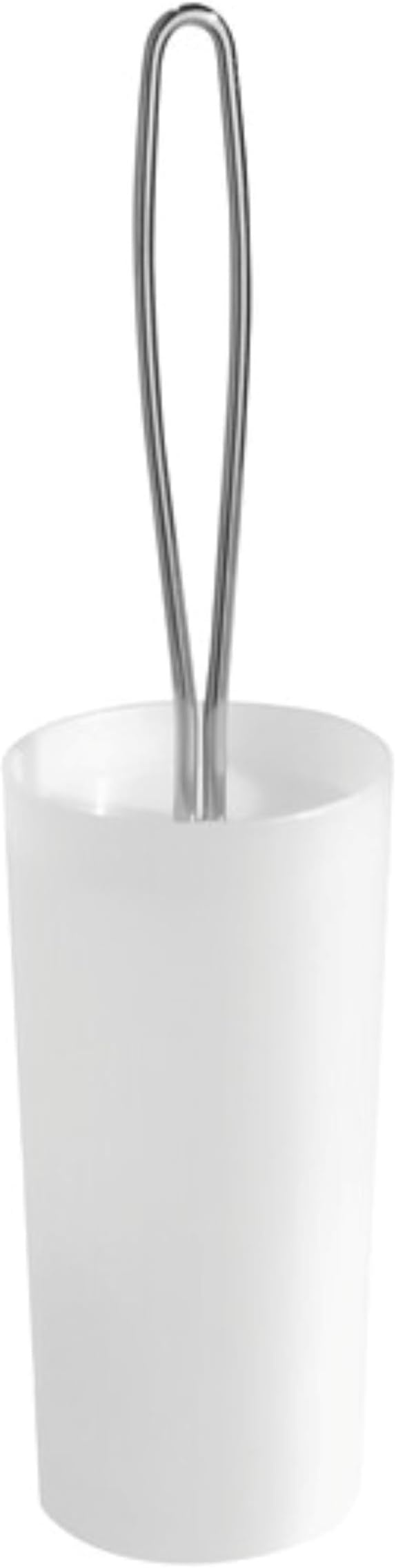 iDesign Toilet Brush and Holder for Bathroom - Clear