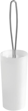iDesign Toilet Brush and Holder for Bathroom - Clear