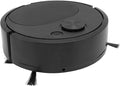 Powerful Auto Robotic Vacuum, Multifunctional USB Charging Mini Smart Sweeping Robot for Wooden Flooring Tile, Carpet (Black)
