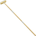 Pizza Oven Brush with Scraper,60-Inch adjustable-length Long Wood Handle Brass Bristles,Outdoor Pizza Oven Brush