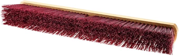 PRO SOURCE Heavy Duty Rough-Surface Push Broom Head with Threaded Block: 24" Wide