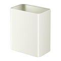 TIPGO Small Metal Trash Can, 2.1 Gallon Slim Trash Can for Bathroom, Wastebasket Garbage Bin for Bedroom, Office, Kitchen, Under Sink (Cream)