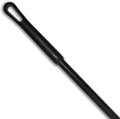 SPARTA Fiberglass Broomstick Replacement Broom Handle with Acme Threaded Tip for Industrial Cleaning Tools, Fiberglass, 60 Inches, Black