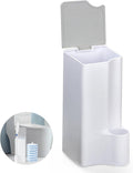 Holder for Clorox Toilet Wand, Compatible with Clorox Toilet Wand Holder only, White & Gray