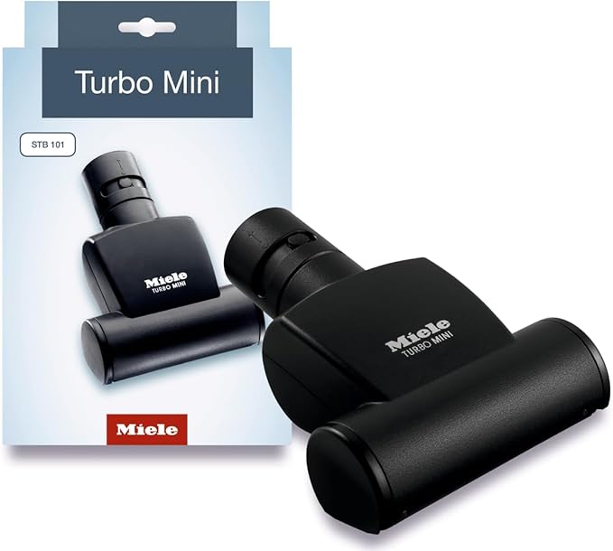 Miele Turbo Mini Turbo Brush STB 101, Attachable Handheld Tool for Pet Hair, Compatible with All Miele Canister Vacuum Cleaners