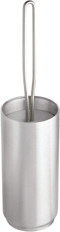 iDesign Austin Toilet Bowl Brush and Holder Set - Brushed