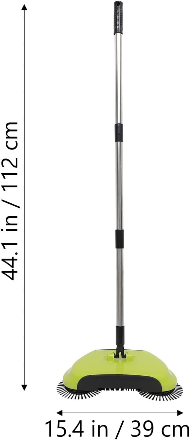 NOLITOY Hand Push Floor Sweeper Broom Carpet Sweeper Floor Cleaning Mop, 360° Rotating Cleaning Sweeper for Home Office Carpet Cleaning