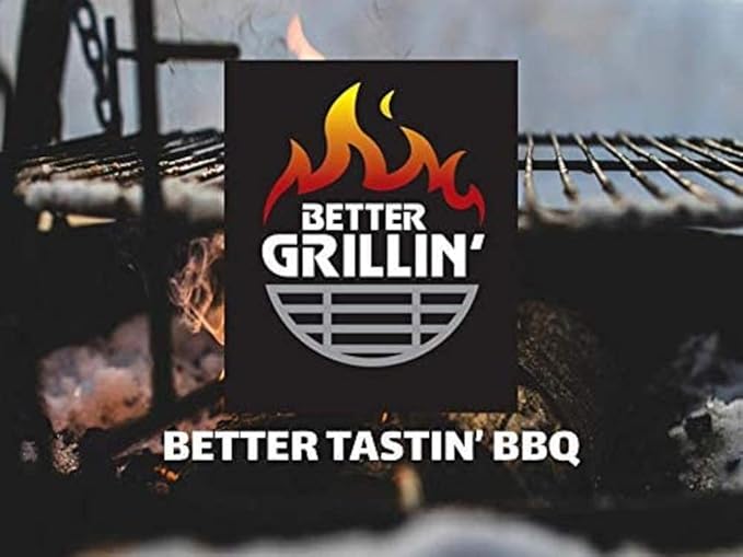 Better Grillin Scrubbin Stone Grill Cleaner-Scouring Brick/Barbecue Grill Brush/Barbecue Cleaner for BBQ, Griddle, 4pk