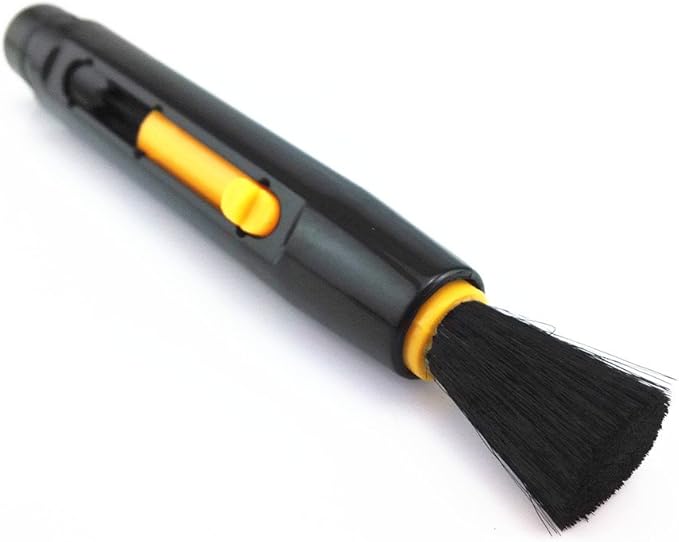 yueton?Pen Shape Double Ended Retractable Adjustable Button Cleaning Brush Mini Handheld Portable Magic Brush Cleaner Dusting Brush