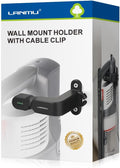 LANMU Wall Mount Holder with Cable Clip Compatible with Shark IX141 IX141AMZ IZ462H IZ682H IZ377H IZ376H IZ387H Pet Cordless Stick Vacuum and Handheld Vac CH951 CH950