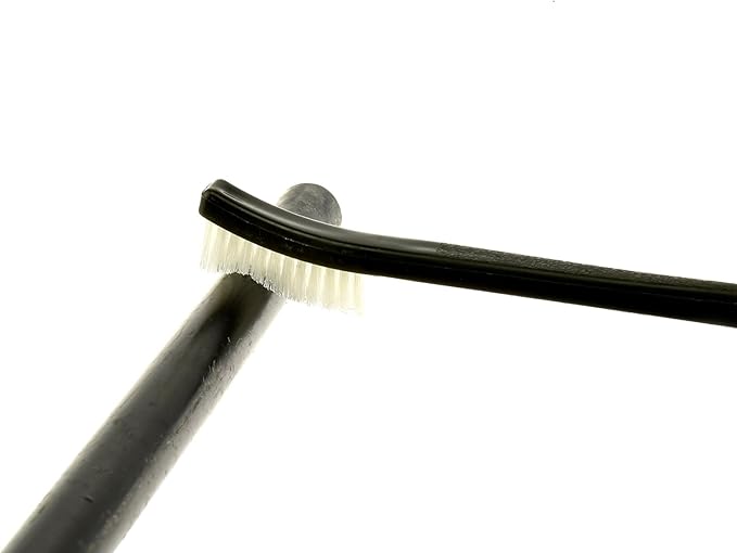 SE 10-Piece Double-Ended Gun Cleaning Brush Set, Gun Cleaning Supplies Kit, 7-inch Nylon Bristle Brushes, Plastic Handle - 7615NB10PCS