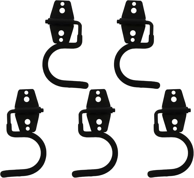 Angoily Broom Hooks 5PCS Broom Mop Hook Wall Hangers Heavy Duty Wall Mounted Mop Holder Garage Utility for Utility for Garage