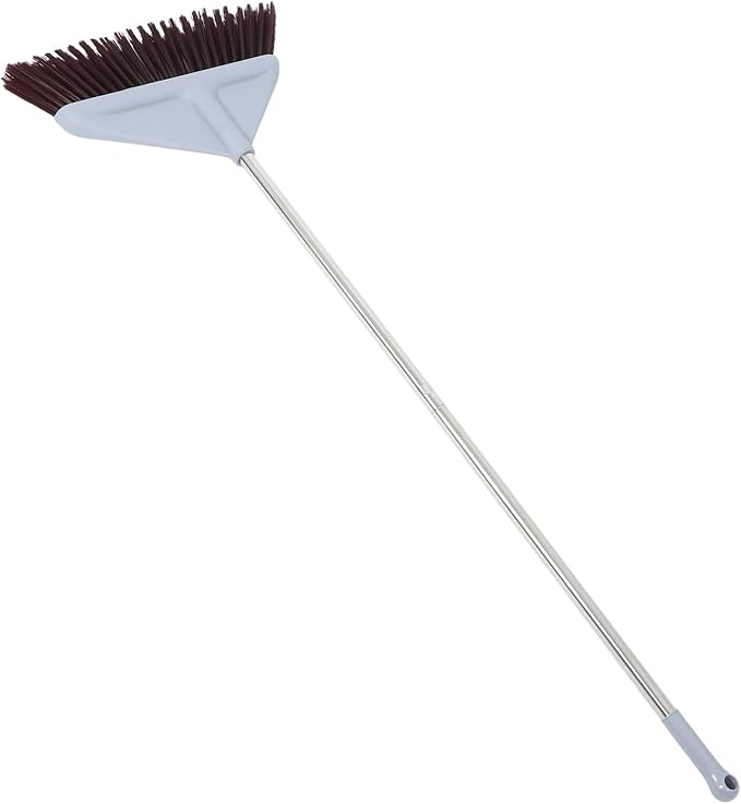 Nobend Soft Bristle Cleaning Broom for Floors Gentle Surfaces Heavy-Duty Housekeeping Tool for Indoor Outdoor Use Garage Patio Office Kitchen