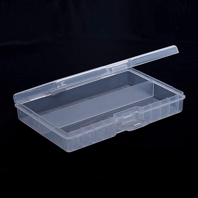 Fielect 48 x AA Battery Storage Case Holder Organizer Box Transparent