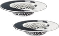 2PCS 3.0" Top / 1.75" Basket Bathtub Drain Strainers, Shower Drain Hair Catcher, Stainless Steel Drain Cover Basket for Bathroom Laundry Floor Drain
