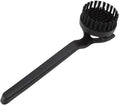 Topyond Espresso Coffee Machine Cleaning Brush, 360° Coffee Grinder Brush with Detachable Head, Nylon Bristles Barista Tool, Group Head Brush for 51mm 54mm Coffee Maker
