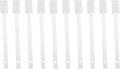 10 PCS 14×1.5cm Disposable Crevice Cleaning Brushes Small Detail Toilet Corners Cleaning Brushes Keyboards Tight Spaces Crevice Tool for Home Office(White)