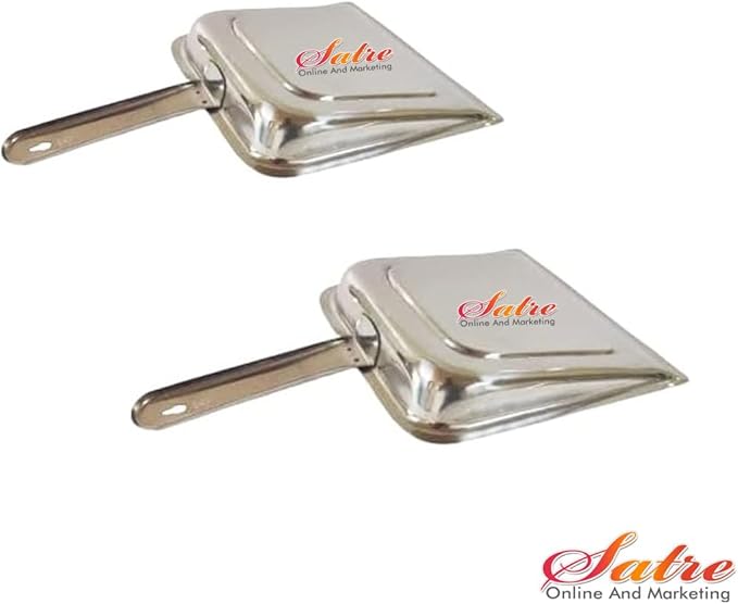 Stainless Steel Dust Pan Set 2,Cleaning Product - 2 Pcs