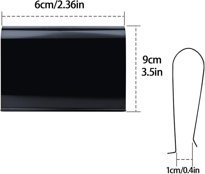 TERPINK Car Air Freshener Visor Clip Compatible with Drift Car Air Freshener, Auto Accessories, Vehicle Sun Visor Metal Clip, Black, Freshener not include (2 Pack)
