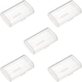 Fielect 2 x AA Battery Storage Case Holder Organizer Box Transparent 5Pcs