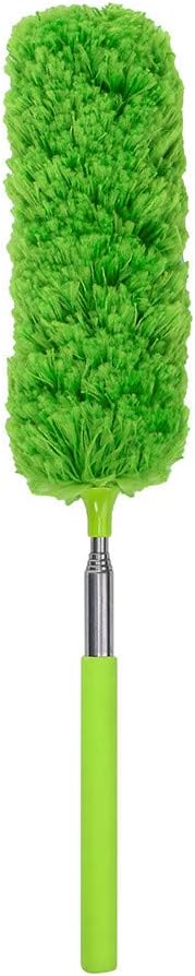 Ceiling Fan Duster with Extension Pole Telescopic Microfibre Brush EXTENDABLE Extending Feather Duster Cleaning Cleaning Supplies Scrubbing Brush for Holder