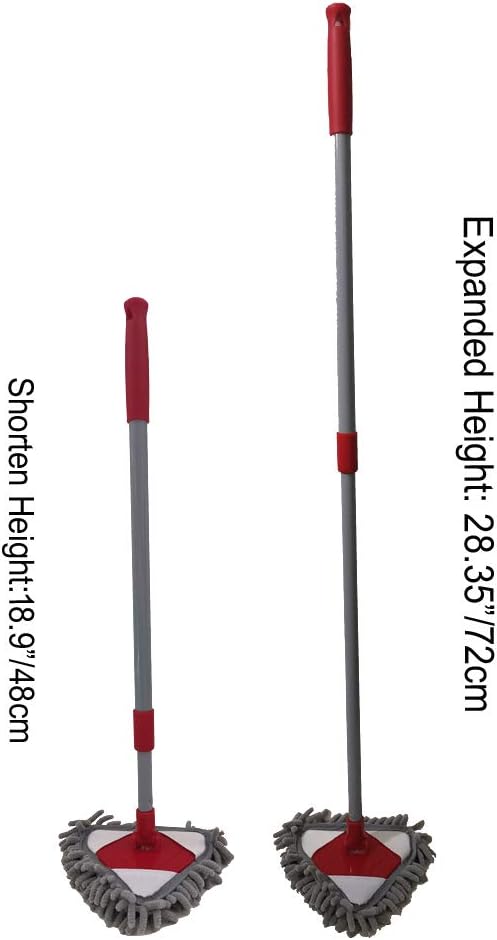 Mini Housekeeping Cleaning Microfiber Chenille Extension-Type Mop, Little Helper's Dust Mop,Toddler Pretend Playing Cleaning Mop