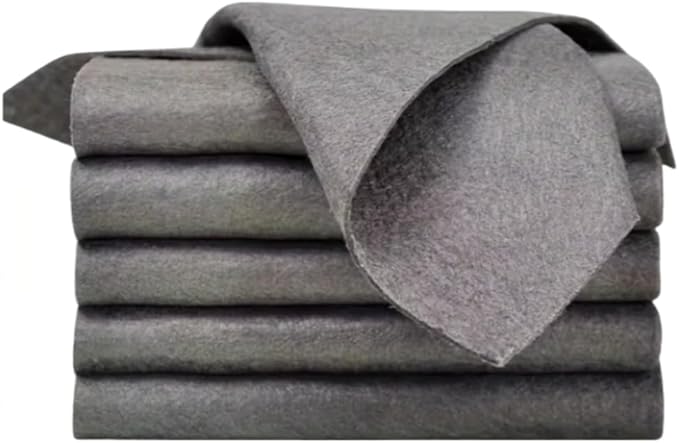 5pcs Thickened Magic Cleaning Cloth, 5pcs/Set Reusable Multifunctional Window Wipe Mirror Cloth, No Trace, Car Wash Rag, Kitchen Toilet Cleaning Cloth, Durable Microfiber Dish Cloth