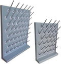2 Pcs Laboratory Drying Rack, 27 Pegs Lab Supply Pegboard Bench-top/Wall-Mount Laboratory Glassware Built-in Molded Drain Pan Lab Supply Pegboard Detachable Lab Rack for Tube Beaker Flask Dry