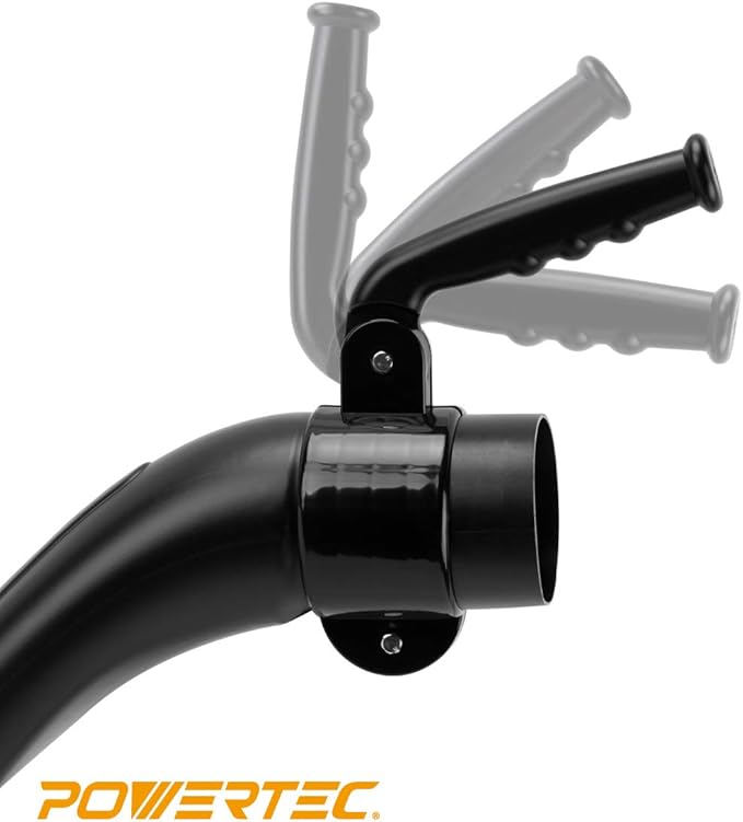 POWERTEC 70283 4-Inch Dust Collection Bench Nozzle w/Quick Change Handle