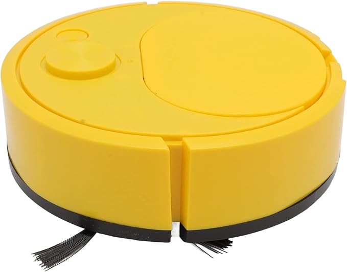 Pwshymi Robot Vacuum Cleaner Multifunctional USB Charging Mini Smart Sweeping Robot for Wooden Flooring Tile Carpet(Yellow) Roboticvacuumcleaner Low Noise Automatic