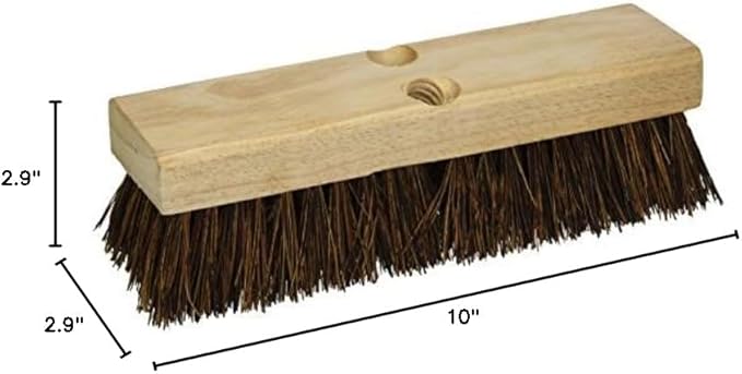 DQB 147479 10" Palmyra Deck Scrub Brush